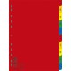 PRZEKŁADKI DONAU, PP, A4, 230X297MM, 1-10, 10 KART, MIX KOL.