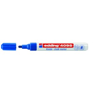 Marker do szyb 4095 Edding niebieski okragły końc&oacute;wka 2-3mm