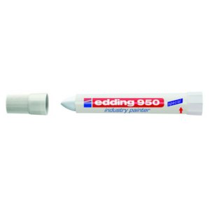 Marker Edding 950 przemysłowy farba w paście 10mm biały