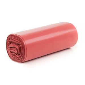 WOREK NA ŚMIECI 60L A 20 CZERWONE