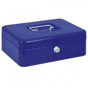 KASETKA NA PIENIĄDZE DUŻA NIEBIESKA