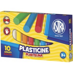 PLASTELINA 10 KOLOR&Oacute;W, ASTRA