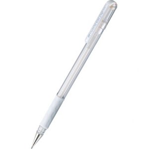 DŁUGOPIS ŻELOWY PENTEL HYBRID GEL GRIP, BIAŁY