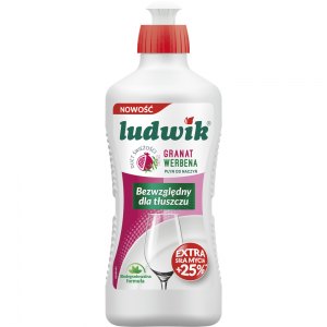 PŁYN DO MYCIA NACZYŃ LUDWIK, GRANAT Z WERBENĄ 900G