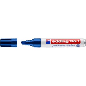 MARKER PERMANENTNY EDDING NO.1 ŚCIĘTY 1-5MM NIEBIESKI
