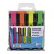 ZAKREŚLACZ FLUORESCENCYJNY DONAU D-TEXT, 4SZT., MIX KOLORÓW
