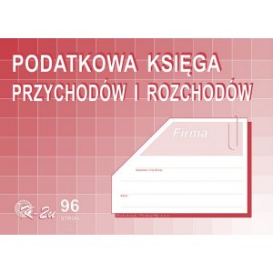 Podatkowa księga przychodów i rozchodów A4 96k