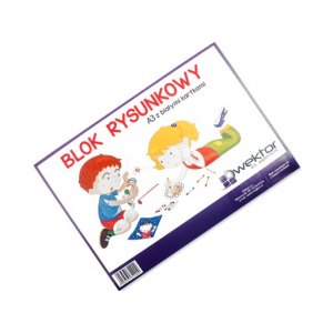 BLOK RYSUNKOWY WEKTOR A3/20K BIAŁY