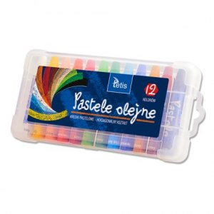 PASTELE OLEJNE 12 KOLORÓW, TETIS