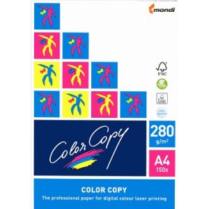 Papier satynowy Color Copy Mondi, format A4 280g, 150 ark.