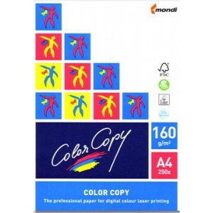 Papier satynowy Color Copy Mondi, format A4 160g, 250 ark.
