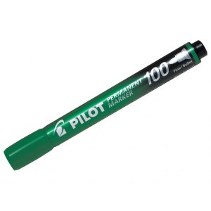 MARKER PERMANENTNY OKRĄGŁY, PILOT, ZIELONY