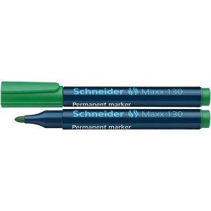 MARKER PERMANENTNY MAXX 130, OKRĄGŁY, 1-3MM, ZIELONY