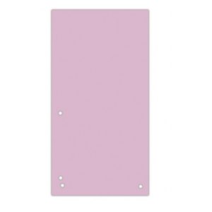 PRZEKŁADKI, KARTON, 1/3 A4, 235X105MM, 100SZT.,RÓŻOWE