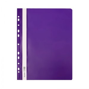 SKOROSZYT PCV A4 TWARDY WPINANY FIOLETOWY