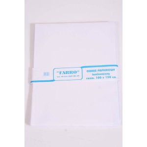 OBRUS PAPIEROWY LAMINOWANY BIAŁY 100*130CM