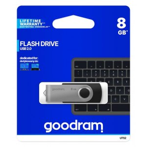 GOODRAM TWISTER 8GB CZARNY USB 2.0