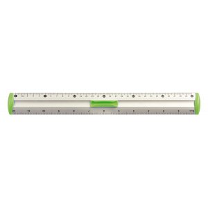 LINIJKA ALUMINIOWA 30CM ZIELONA