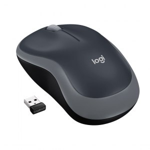 Mysz Logitech M185 optyczna; 1000 DPI; kolor szary