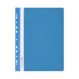 SKOROSZYT PCV A4 TWARDY WPINANY JASNONIEBIESKI