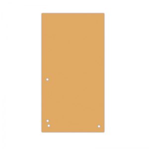 PRZEKŁADKI, DONAU, KARTON, 1/3 A4, 235X105MM, POMARAŃCZOWE