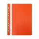 SKOROSZYT PCV A4 TWARDY WPINANY POMARAŃCZOWY