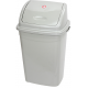 KOSZ UCHYLNY PLAST. SZARY 50L