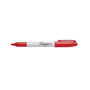 MARKER PERMANENTNY SHARPIE FINE, CZERWONY