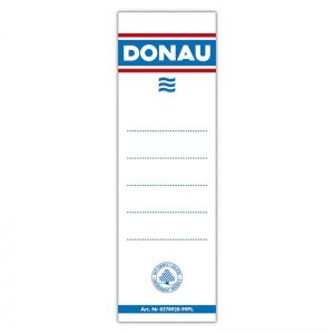 Etykiety samoprz. do segregatora DONAU, jednostronne