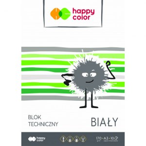 BLOK TECHNICZNY A3/10K 170G BIAŁY