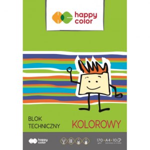 BLOK TECHNICZNY A3/10K 170G KOLOR