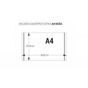 OKŁADKA SAMOPRZYLEPNA A4, BIURFOL