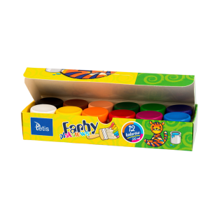 FARBY PLAKATOWE 12 KOLORÓW 20ML TETIS