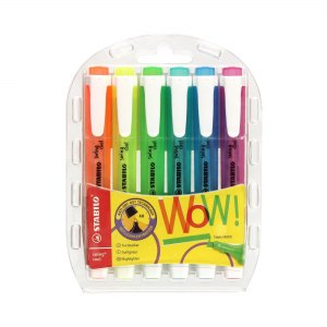 KOMPLET ZAKREŚLACZY STABILO SWING COOL, 6-KOLOR&Oacute;W