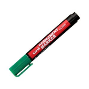 MARKER UNI 380B ŚCIĘTY, ZIELONY