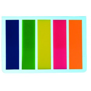 ZAKŁADKI INDEKSUJĄCE PET 45x12mm 5x25szt