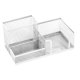 PRZYBORNIK Z 3 PRZEGRÓDKAMI, LEVIATAN, BIAŁY