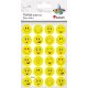 NAKLEKJI EMOTIKONY 88X120 BUŹKA ŻÓŁTA, 10 ARKUSZY