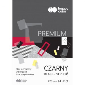 BLOK TECHNICZNY A4/10K 220G CZARNY