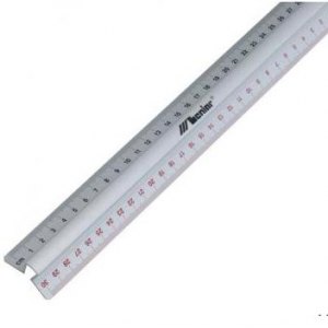 LINIJKA ALUMINIOWA Z UCHWYTEM, 50CM, 30162, LENIAR