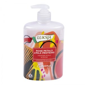 MYDŁO W PŁYNIE LUKSJA MLEKO I PŁATKI R&Oacute;Ż, 500ML