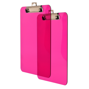 DESKA A4 KLIP PLASTIK R&Oacute;ŻOWA