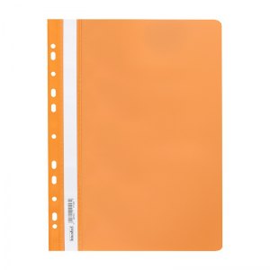 SKOROSZYT A4 MIĘKKI PP Z EUROPERFORACJĄ POMARAŃCZOWY