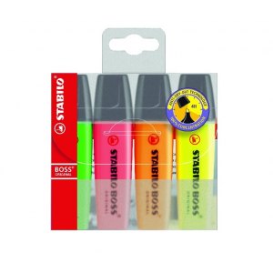 ZAKREŚLACZ BOSS  ETUI A4