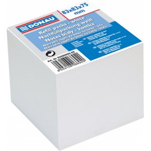 WKŁAD KOSTKA DO KUBIKA DONAU, 83X83X75MM, BIAŁY