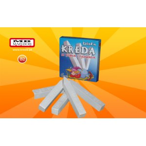 KREDA BIAŁA MAŁA - 6 szt MARBOR