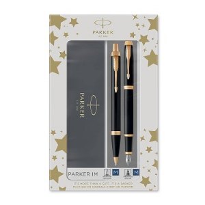 ZESTAW PARKER IM BLACK PI&Oacute;RO WIECZNE + DŁUGOPIS GT 2093216