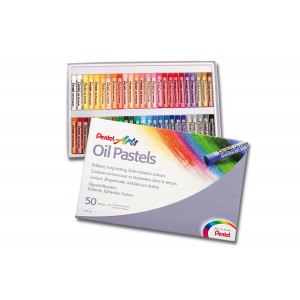 Pastele olejne 50 kolorów PENTEL
