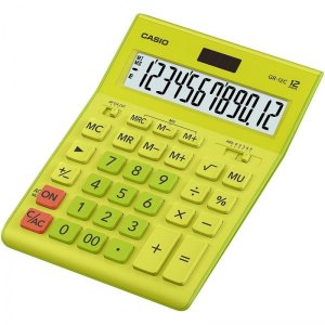 Kalkulator biurkowy Casio GR-12C-GN 12-cyfrowy limonkowy