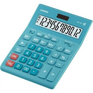 Kalkulator biurkowy Casio GR-12C-GN 12-cyfrowy turkusowy